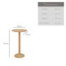 Ercol Siena High Side Table