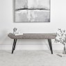 Clearance Finnick Flat Bench - Light Grey