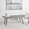 Clearance Finnick Flat Bench - Light Grey