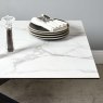 Woods Eastcote Ceramic Dining Table 150cm - White