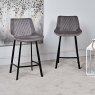 Clearance Chase Bar Stool - Light Grey (Set of 2)