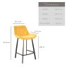 Clearance Chase Bar Stool - Light Grey (Set of 2)