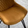 Woods Chase Upholstered Dining Chair (Set of 2) - Gold