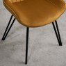 Woods Chase Upholstered Dining Chair (Set of 2) - Gold
