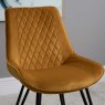 Woods Chase Upholstered Dining Chair (Set of 2) - Gold