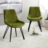 Woods Chase Green Dining Chair (Set of 2)