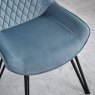 Woods Chase Upholstered Dining Chair (Set of 2) - Light Blue