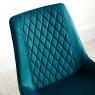 Woods Chase Upholstered Dining Chair (Set of 2) - Teal