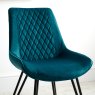 Woods Chase Upholstered Dining Chair (Set of 2) - Teal