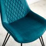 Woods Chase Teal Dining Chair (Set of 2)