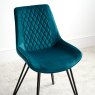 Woods Chase Upholstered Dining Chair (Set of 2) - Teal