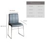 Clearance Holt Dining Chair - Grey (Set of 2)