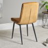 Clearance Jacob Gold Dining Chair (Set of 2)