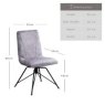 Woods Thomas Dining Chair - Grey  (Set of 2)