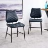 Woods Adelaide 180cm Dining Table & 4 Digby Dining Chairs - Blue