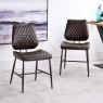 Woods Adelaide 180cm Dining Table & 4 Digby Dining Chairs - Brown