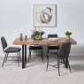 Woods Adelaide 180cm Dining Table & 4 Digby Dining Chairs - Grey