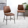 Woods Adelaide 180cm Dining Table & 4 Digby Dining Chairs - Tan