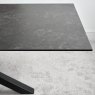 Woods Eastcote Black 200cm Dining Table & Paulo Corner Bench - Grey