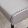 Woods Eastcote White 200cm Dining Table & Paulo Corner Bench - Grey