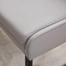 Woods Eastcote White 200cm Dining Table & Paulo Corner Bench + Paulo Low Bench - Grey