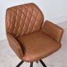 Clearance Twist Bar Stool - Tan (Set of 2)
