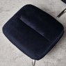 Clearance Helena Chair and Footstool - Blue