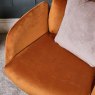 Clearance Helena Chair and Footstool - Mustard