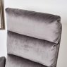 Clearance Helena Chair and Footstool - Grey