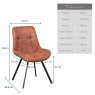 Clearance Waylor Tan Dining Chair (Set of 2)