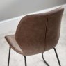 Clearance Callum Dining Chair - Dark Brown (Set of 2)