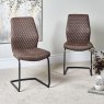 Clearance Cosmo Dining Chair - Antique Brown (Set of 2)