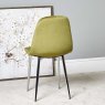 Clearance Archie Dining Chair Chrome Legs - Light Green (Set of 2)