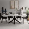 Eastcote White Ceramic Dining Table - 200cm x 100cm