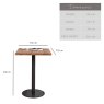 Woods Industrial Bar Table