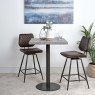 Industrial Bar Table - Faux Concrete