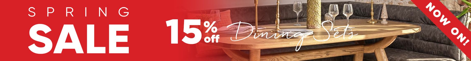 Spring Sale Dining Sets Banner