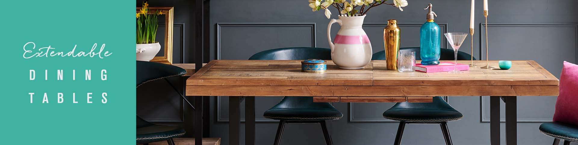 Extendable dining tables 