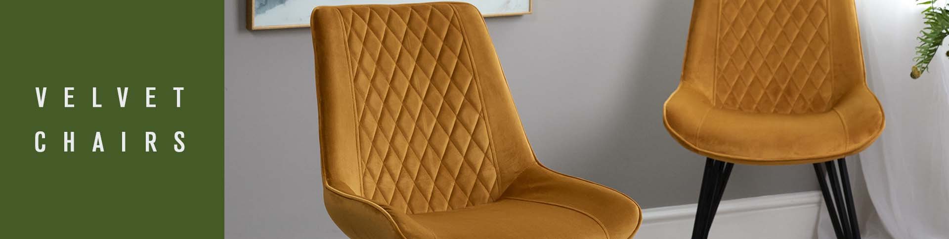 Velvet chairs 