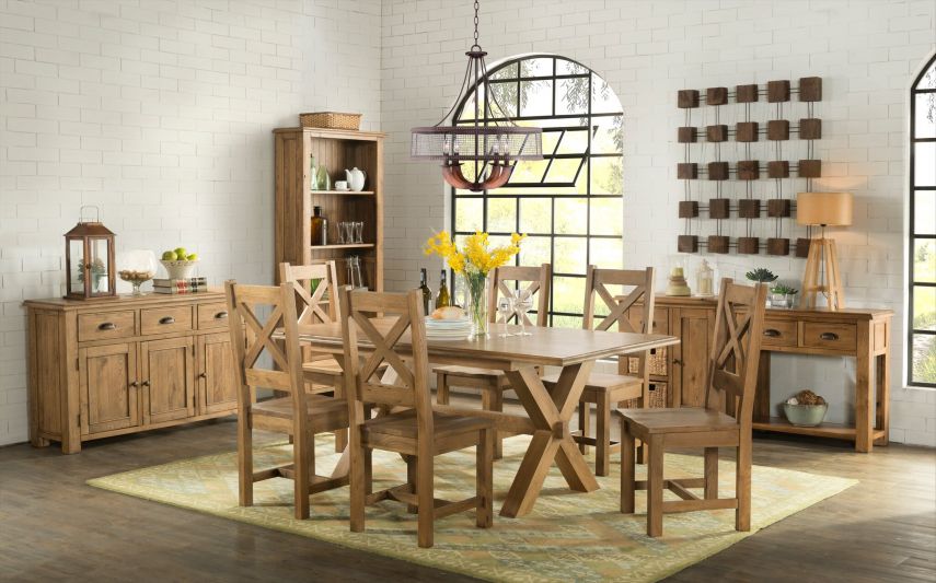 Rustic oak furniture