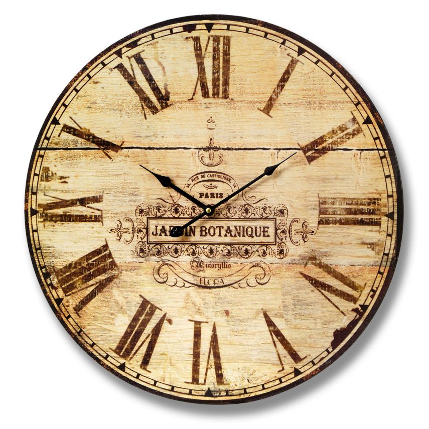 Jardin rustic clock