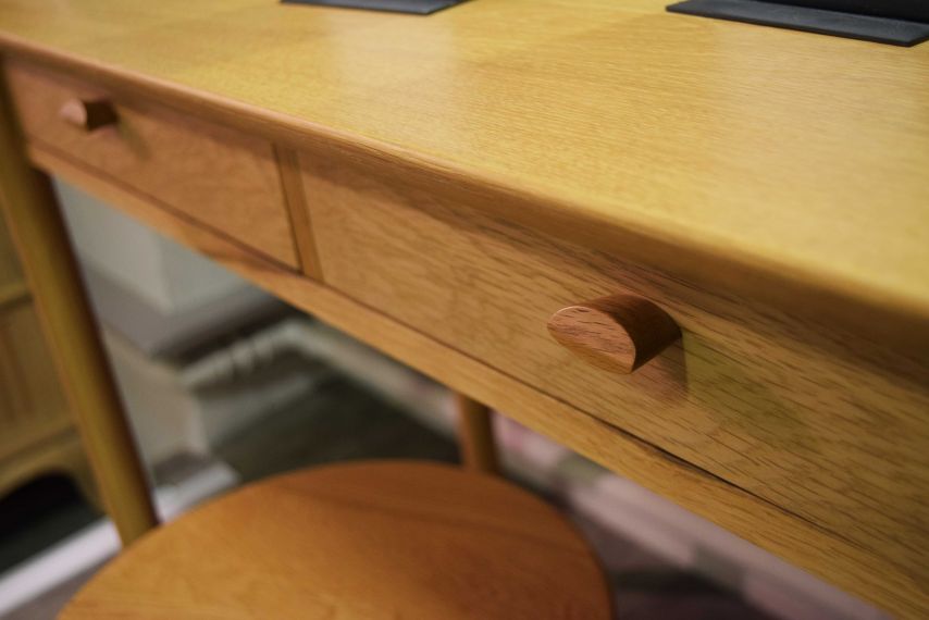 Solid oak desk