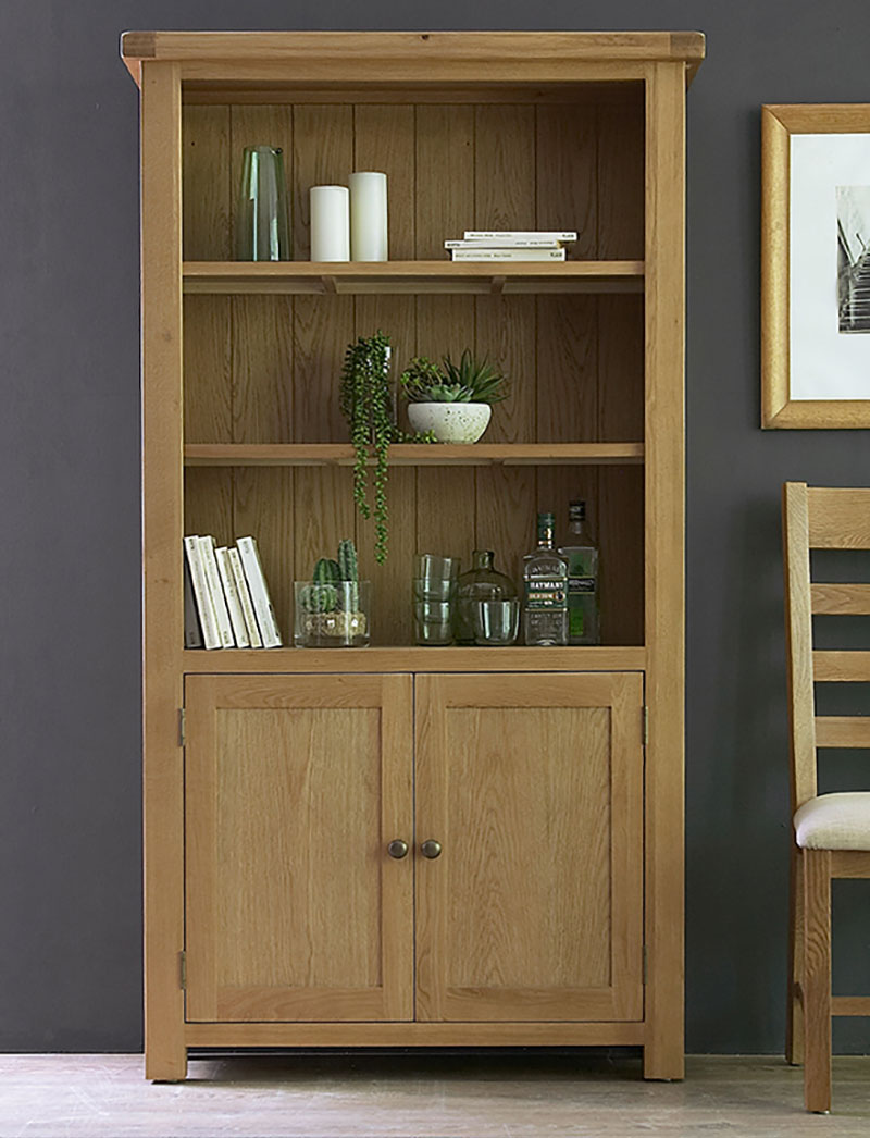 Rustic Oak Bookcase