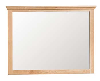 Siena large oak mirror